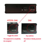 HTOOL SA6 6GHz Portable Spectrum Analyzer Signal Generator 3.2-inch Touch Screen Handheld Spectrum Analyzer Signal Tester