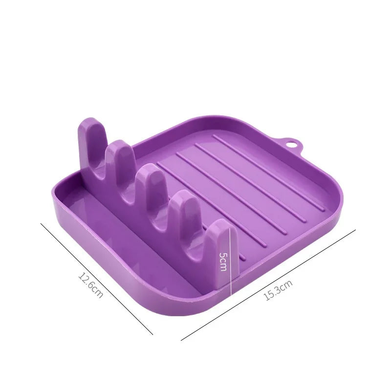 Kitchen Spatula Holders Tableware Pot Lid Cooking Tool Storage Rack Knife Fork Chopsticks Tableware Drain Rack Home Gadget