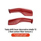 YZ For Tesla Model 3 Y Highland Juniper Full Package Trim Cover Of Carbon Fiber Matte Finish On Wiper Lever For Tesla 2021-2025