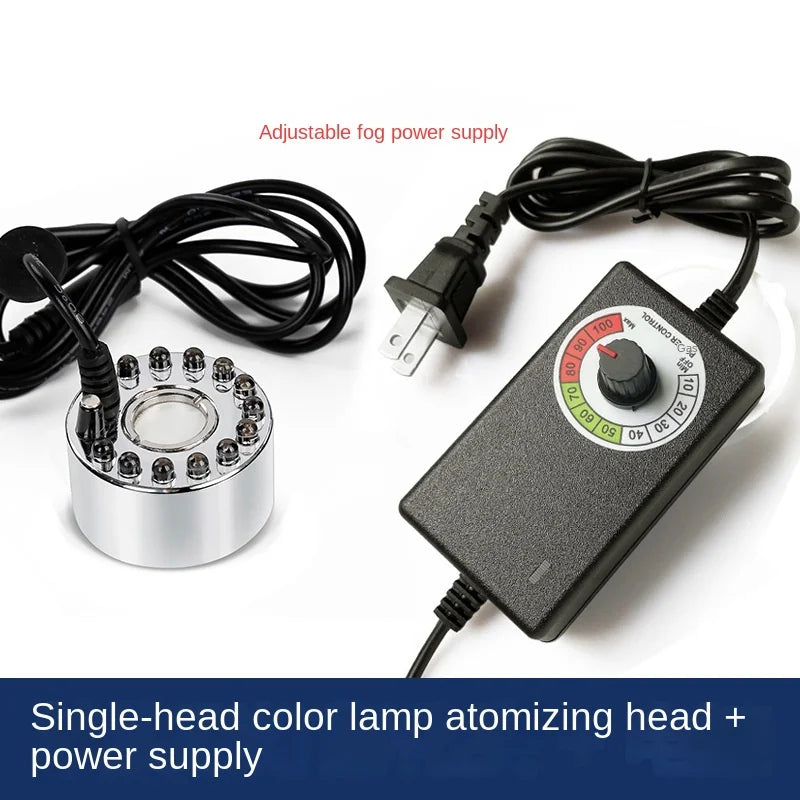 DC24V Humidifier Adjustable Fog Volume Ultrasonic Atomizer Rockery Bon