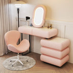 Illuminated Makeup Dressing Table with Mirror with Jewelry Cabinet Dresser Shida Furniture Organizers Mini Folding Toilet Tables