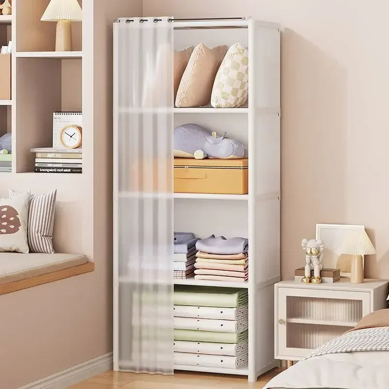 Open Closets Storage Locker Armoire Wardrobe Closet Folding Clothes Cabinet Dressing Rooms Dressers Bedroom Furniture Assembly