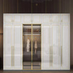 Designer Folding Economic Space Saving Wardrobe Living Room Cabinet Bedroom Set Bed Dresser Partitions Armario Salon Furniture