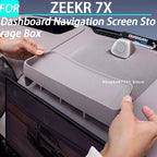 Car Dashboard Navigation Screen Storage Box for ZEEKR 7X Interior Accessories 2024 2025 for Left Hand Drive