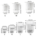 Lazy Self Watering Planter Pots Double Layer Hydroponic Flower Pot Succulent Potted Planters Bonsai Pot Home Office Garden Decor