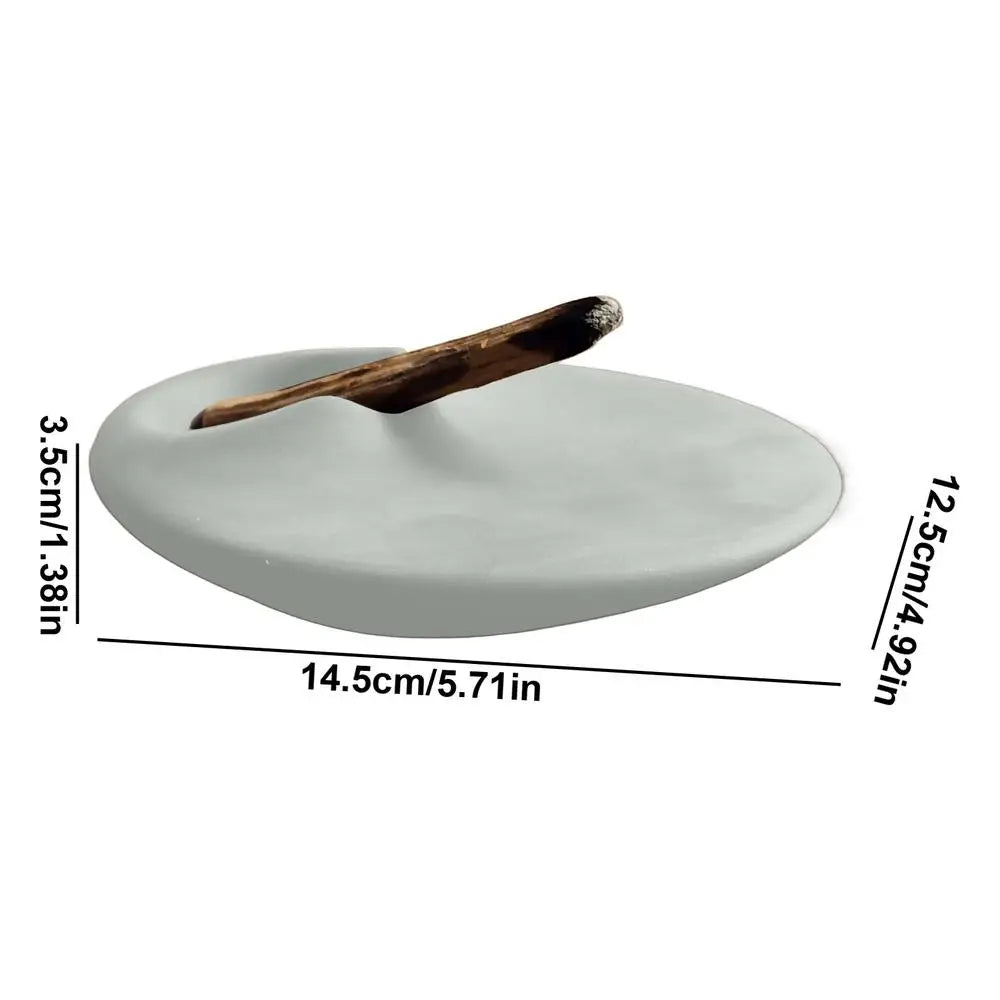 Santo wood holder Peru Holy Wood Aromatherapy Stove Cement Support Base Relaxation Meditation Container Tray Sage Stand Gifts
