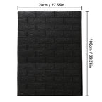70cmx1/2/3/5/10m Brick Pattern Wall Sticker Decoration PVC 3d Wallpaper Waterproof Wall Sticker for Children's Room Home Bedroom