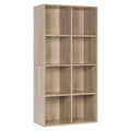 WOLTU 1PC Book Shelf 8 Storage Cubes Unit Freestanding Bookcases Organizer for Living Room Bedroom Office Home Furniture