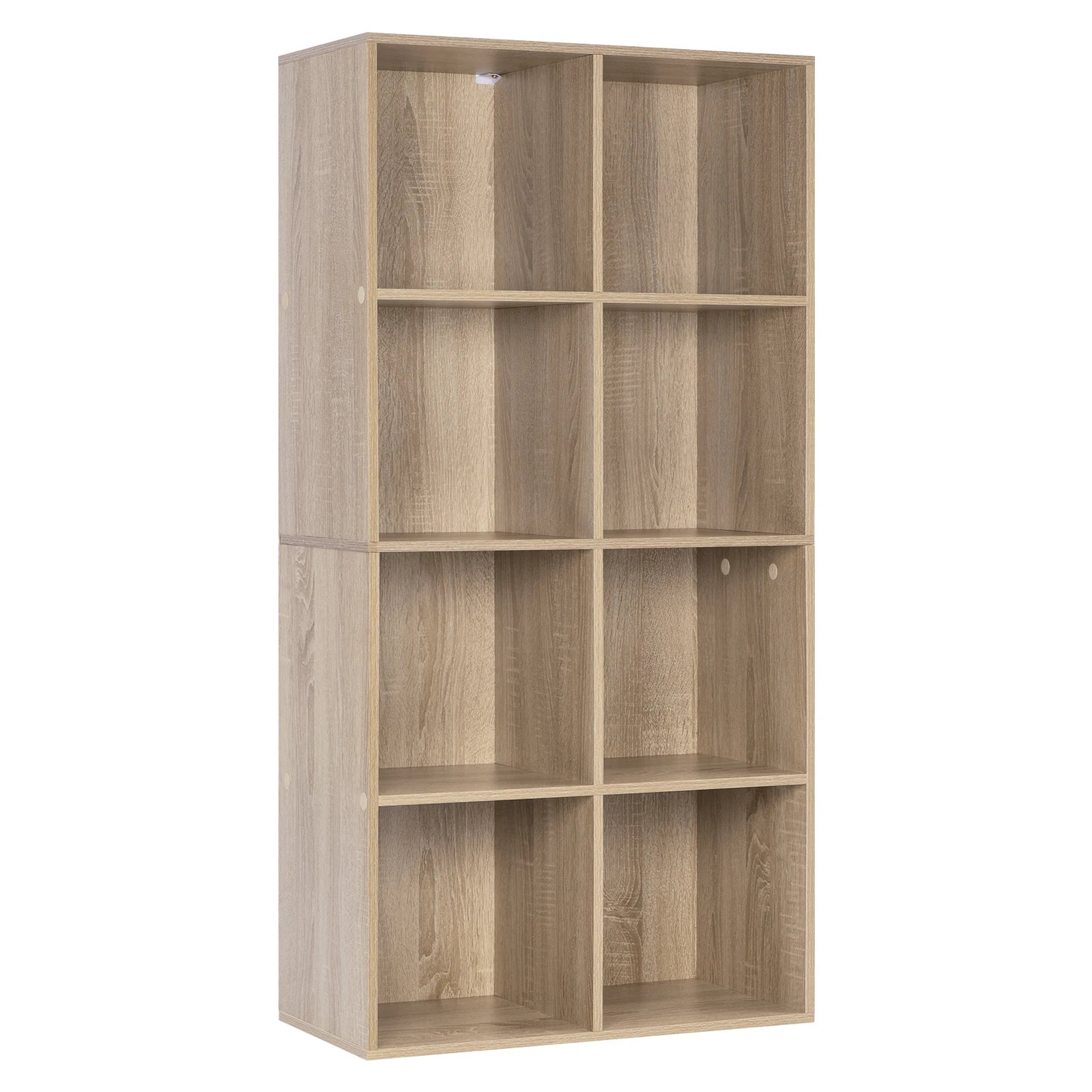 WOLTU 1PC Book Shelf 8 Storage Cubes Unit Freestanding Bookcases Organizer for Living Room Bedroom Office Home Furniture