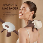 Neck Shoulder Massager Kneading Shiatsu Massager Shawl Kneading Spine Back Muscle Relaxer Trapezius Neck and Shoulder Massage