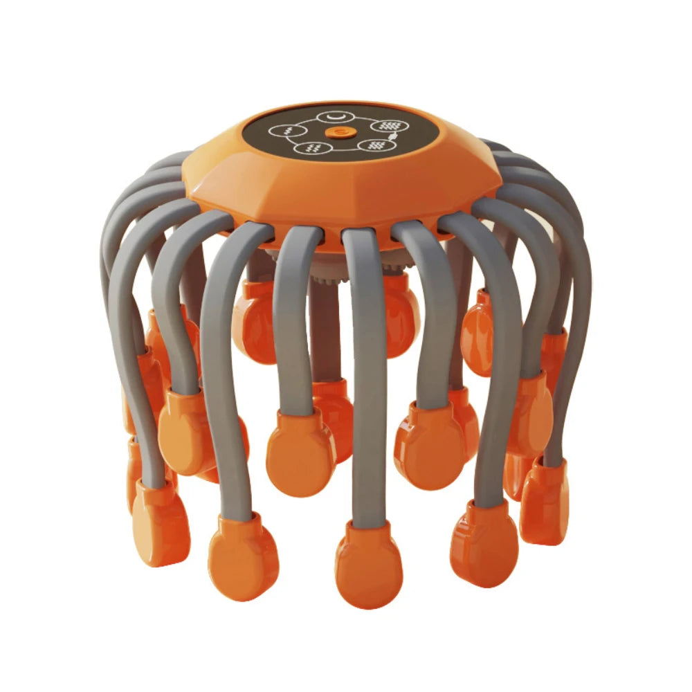 20-Claw Electric Octopus Head Massager