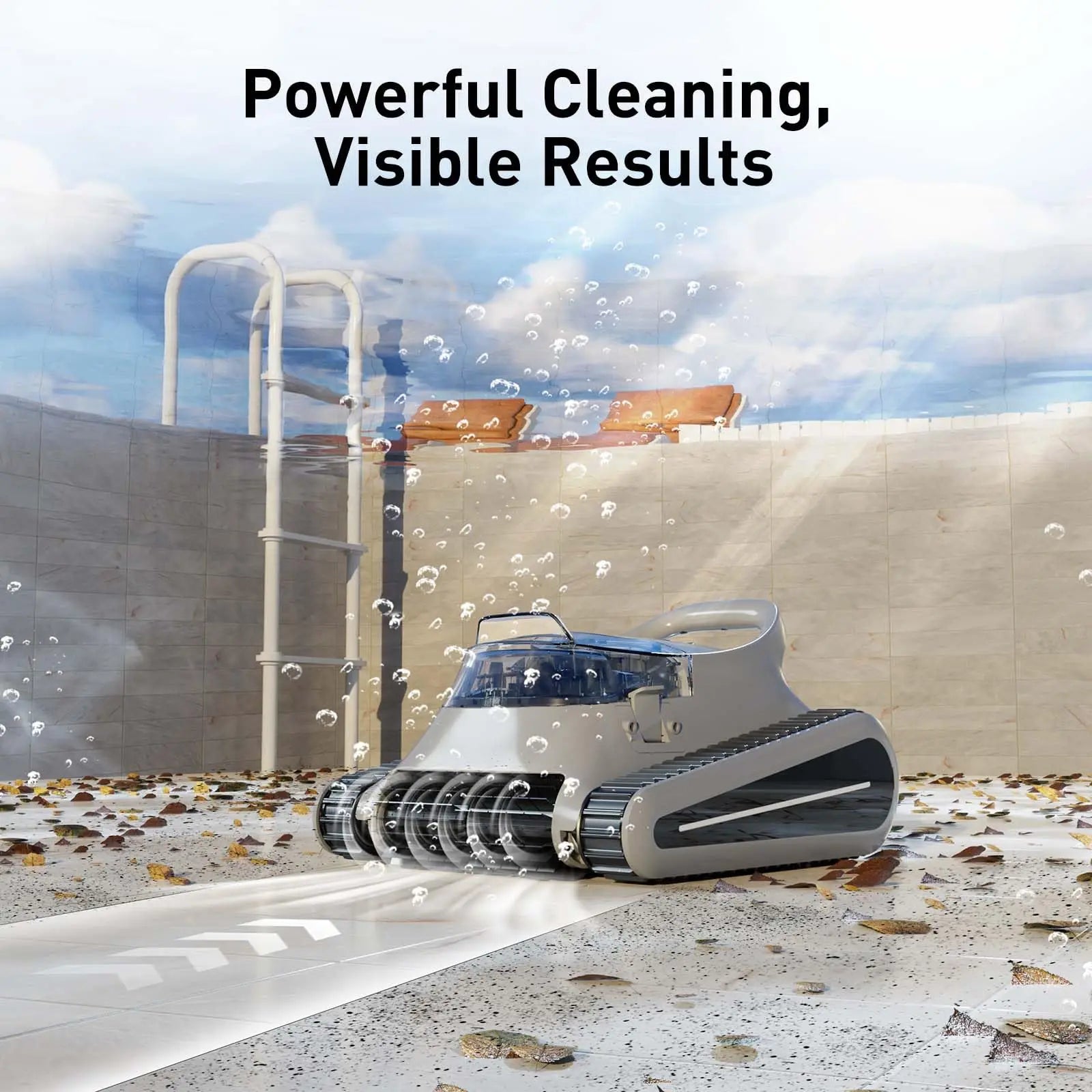 Seauto Crab Pro (2025) Cordless Robotic Pool Cleaner - 2000 Sq.ft