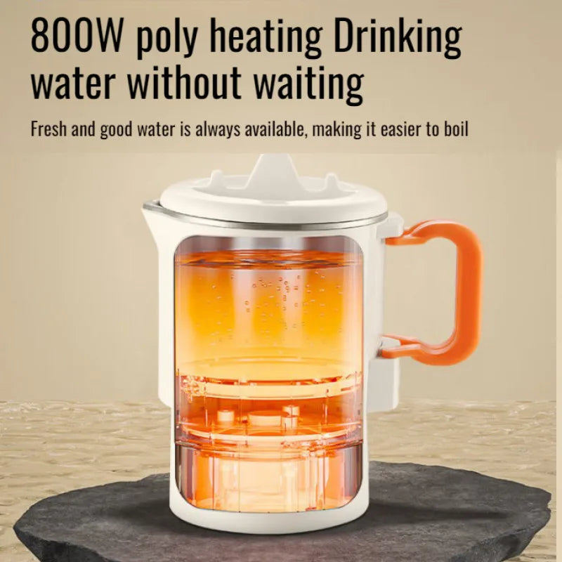 Home mini electric kettle folding outdoor travel portable insulation kettle small automatic electric hot water