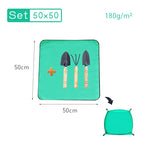 Waterproof Foldable Planting Mat Garden Mat Garden Potting Pad for Flowerpot Transplanting Mixing Soil Plant Pruning Garden Tool