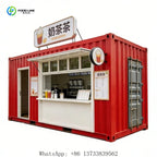 Customized Outdoor Kitchen Custom Container Restaurant Modular Cafe Bar Street Stalls Multipurpose Outdoor Trailer Kitchen