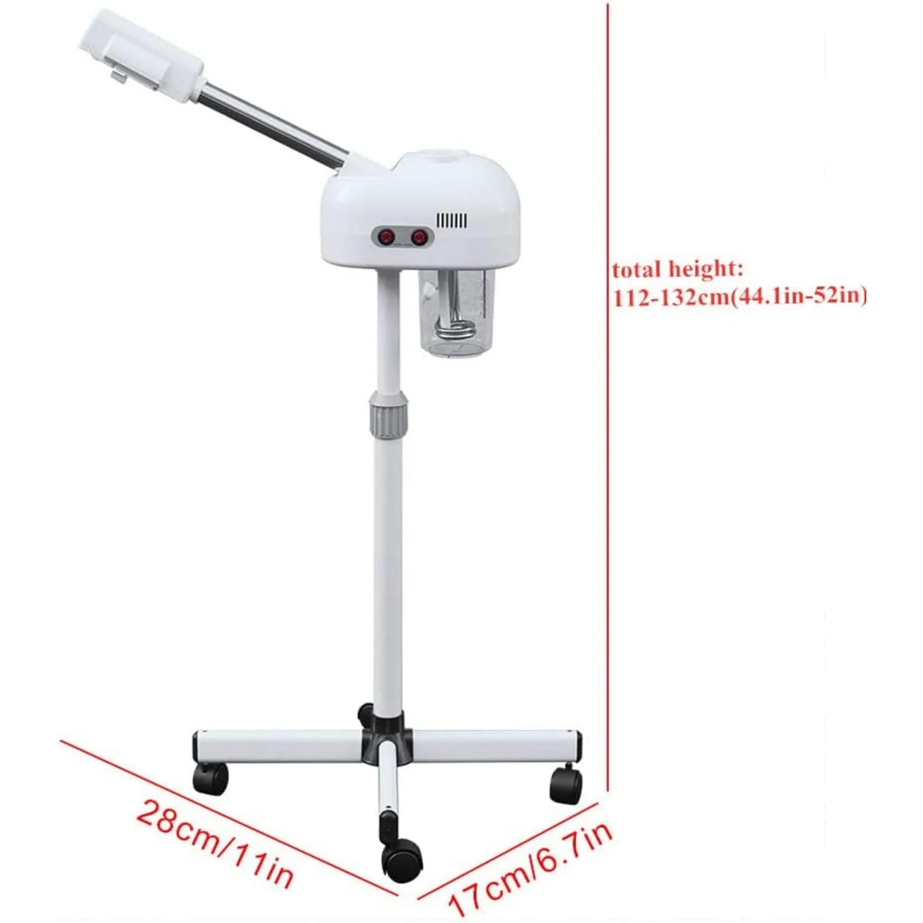 Professional Sauna Face Vaporizer Facial Ozone Steam Humidifier Pore Cleaner Facial Steam Double Tube Sauna Beauty Spray
