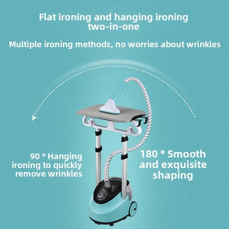 EU Handheld Double Rod Home Garment Steamer Equipment Standing Steam I