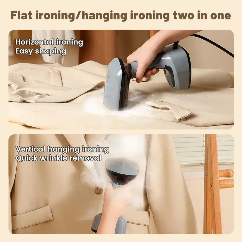 Foldable Ironing Machine 1500W Fast Heat Garment Steamer Household Ele