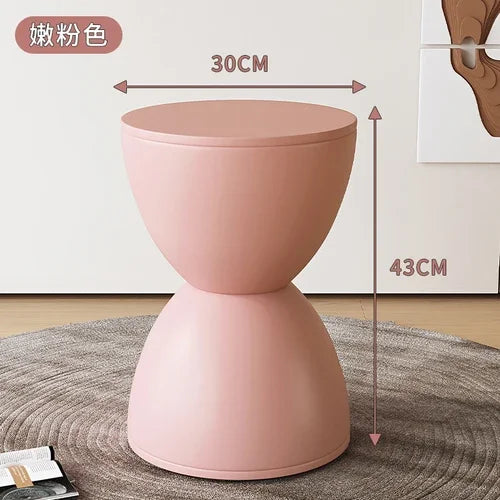 Minimalist Nordic Dressers Stool Plastic Design Apartment Shoes Changing Children Foot Stool Relax Muebles Trendy Furniture