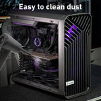 Protable Air Duster for Computer Cleaning 50000RPM Cordless Compressed Air Blower with LED Light for PC, Keyboard, and Car