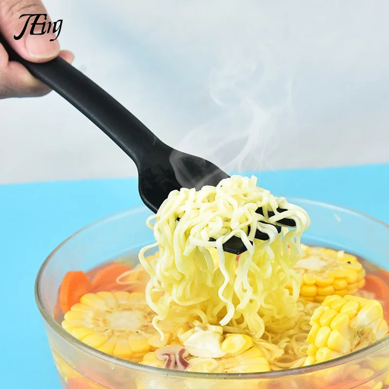 Utensils Set Serving Cooking Kitchen Cutlery Spoons Nylon Kit Spatula Tableware Portable Camping Plastic Slotted Flatware