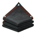 Extra-Large Black Sunshade Net with Grommets - HDPE Mesh Fabric for Greenhouses, Patios, Plants, Gazebos & Porches
