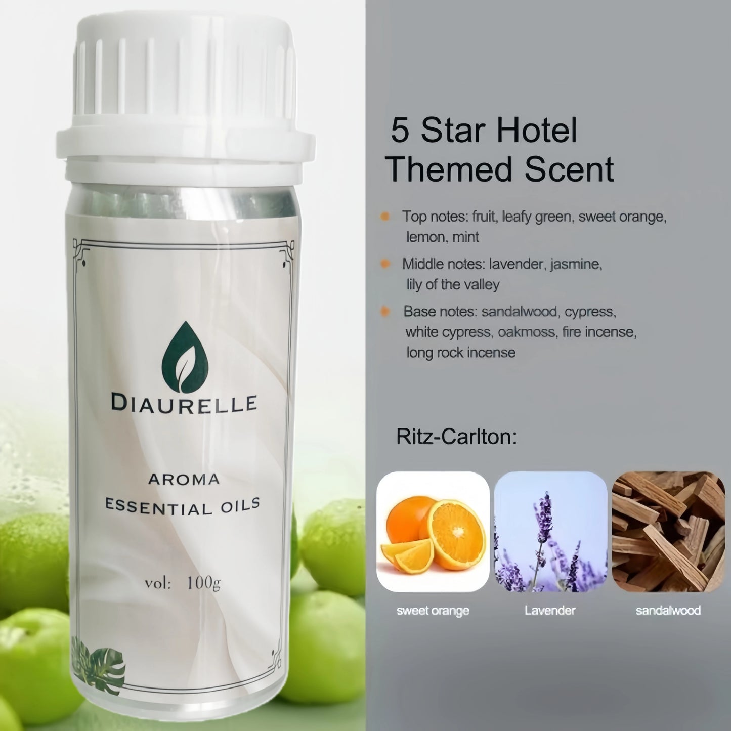 100ML Aroma Hotel Essential Oil Perfume Pure aroma Fragrance Oil For Making Perfume Aromatherapy Smell Home Air Freshener