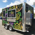 Customized Fast Food Caravan Mobile Kitchen Truck Shipping Container Food Trailer Complete Cooking Equipment System