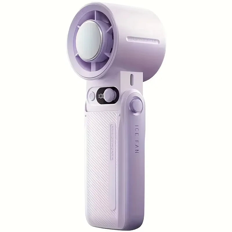 NEW Portable Handheld Turbo Fan Strong Wind 199 Gear Wind Speed LED Di