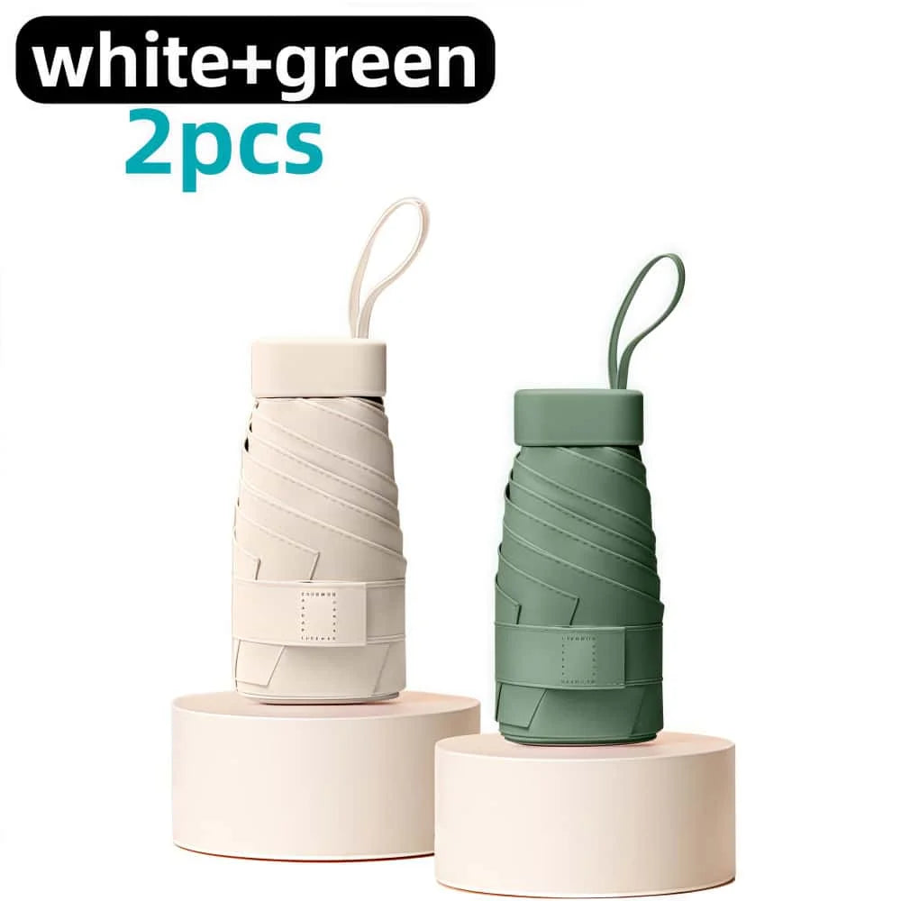 Mini UV Folding Umbrella - Lightweight Portable Parasol