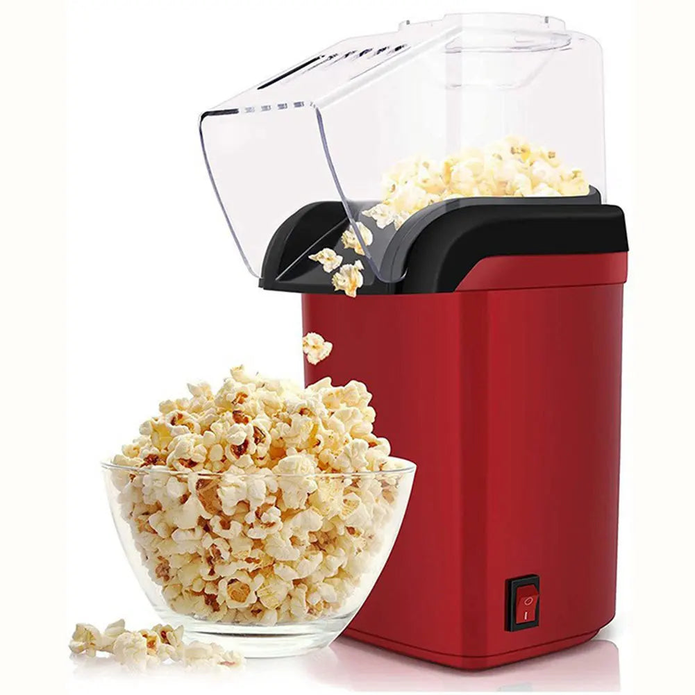 High Popping Rate Popcorn Machine for Home Kitchen Mini Popcorn Machine  Fully Automatic Popcorn Machine Electric Air Popper