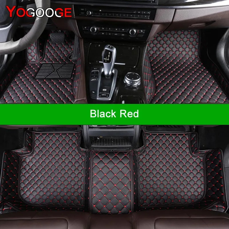 YOGOOGE Custom Car Floor Mats For Ford Focus MK3 2012-2018 Auto Carpets Foot Coche Accessorie