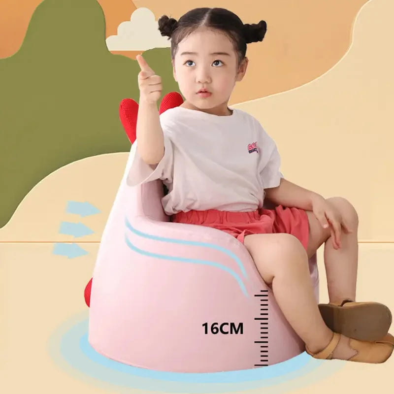 Children's Mini Cartoon Sofa Baby Cute Rabbit Bear Seat Removable Washable Boy Girl 1-6 Years Small Confortable Sofa for Reading