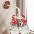No Drill Kitchen Storage Rack Wall Mounted Anti Drop 360 Rotating Hooks Space Saving Utensil Organizer for Kitchenware