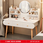 Dressing Table, Bedroom,Simple Modern Small Apartment, Bedside Storage Cabinet,Integrated Makeup Table, Nail Salon Makeup Table