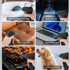 QiLiLai X3Max Handheld Mini Turbo Jet Fan,180000RPM Powerful air Blower Compressed air Duster for Car Dryer/PC/Home