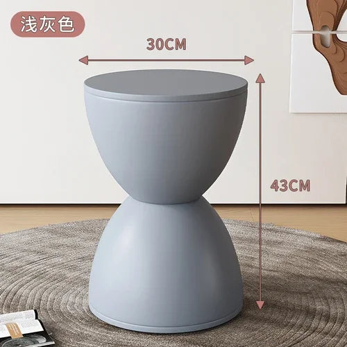 Minimalist Nordic Dressers Stool Plastic Design Apartment Shoes Changing Children Foot Stool Relax Muebles Trendy Furniture