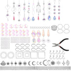 Sun Catchers Making Kits Craft for Garden Window Home Decor Crystal Suncatchers DIY Wind Chime Sun Catchers Making Kit Gifts