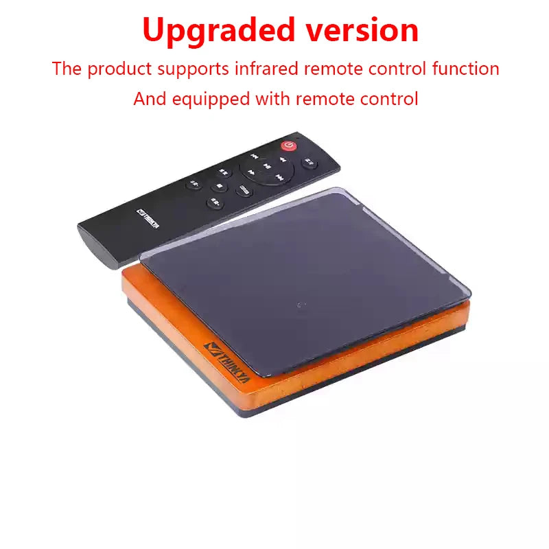 Audiophile CD Player Bluetooth 5.1 Wooden Portable USB Music Turntable Digital Optical Output Retro Elegant Home HIFI CD Player