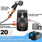 30M Mini Wireless Cordless Water Pump Durable Agricultural Irrigation Car Wash Spraying Home Vegetable Garden Battery Supplies