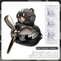 Unscented No fragrance DIY perfume rotate propeller pilot bear car ornaments vent diffuser accessories cool fun decorations men