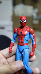 1/12 Anime Game Spider Man Delicate Head Sculpt Perfect Detail Painted Model Toys For 6" Shf Mafex Body Decoration Fans Collect