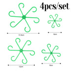 Plants Flowers Stem Support Stakes Climbing Plant Stand Frame Fixing Clips Trellis Reusable Plant Stem Frames Holder Rack Hoops
