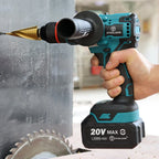 20V 13mm Brushless Impact Drill 20 Torque 120NM Cordless Impact Drill Screwdriver Drill Ice Drill Electric Drill Li-ion Battery