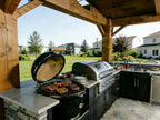 Custom Unique French Outdoor Kitchen Cabinet Set Stainless Steel Waterproof Barbecue Kitchen Outdoor Storage Cabinet