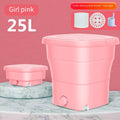 25L Large Portable Washing Machine Folding and Dryer Bucket for Clothe