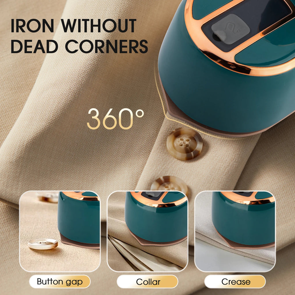Handheld ironing machine (with steam brush), intelligent LCD electric