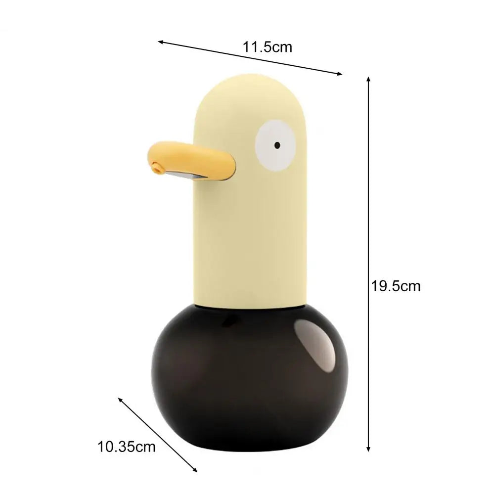 Automatic Induction Foam Soap Dispenser Contactless Duck Shape Soap Dispenser 400ml High-Precision Sensor Soap Dispenser