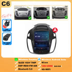 Wireless Android 15 Carplay For Ford Kuga 2 Escape 3 2012-2019 9.7 Inch Tesla Style Car Multimedia Player 5G Wifi Touch Display