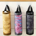 Kitchen Garbage Bag Wall Mounted Storage Bag, Circular Miscellaneous Storage Bag, Hanging Rear Door Storage Box.